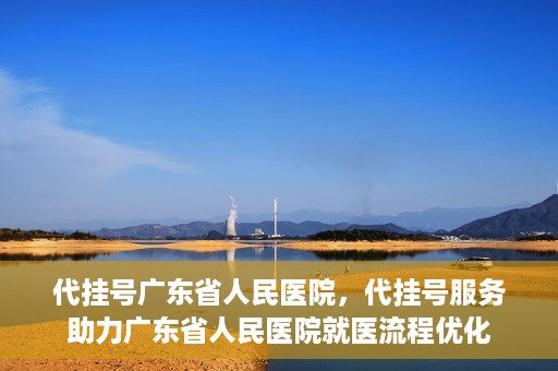 代挂号广东省人民医院，代挂号服务助力广东省人民医院就医流程优化