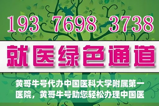 黄哥牛号代办中国医科大学附属第一医院，黄哥牛号助您轻松办理中国医科大学附属第一医院事务。