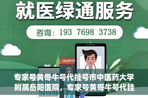 专家号黄哥牛号代挂号市中医药大学附属岳阳医院，专家号黄哥牛号代挂号服务在岳阳医院，深度解读与预约指南