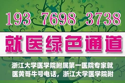 浙江大学医学院附属第一医院专家就医黄哥牛号电话，浙江大学医学院附属第一医院专家黄哥牛号电话就医攻略