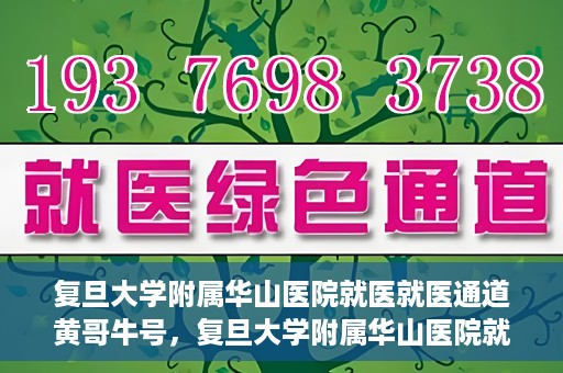 复旦大学附属华山医院就医就医通道黄哥牛号，复旦大学附属华山医院就医通道揭秘，黄哥牛号领航健康之旅