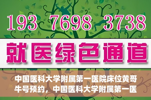 中国医科大学附属第一医院床位黄哥牛号预约，中国医科大学附属第一医院床位预约攻略，黄哥牛号预约详解