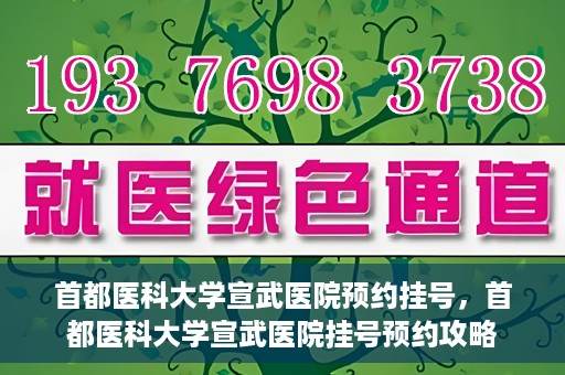首都医科大学宣武医院预约挂号，首都医科大学宣武医院挂号预约攻略