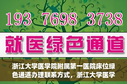 浙江大学医学院附属第一医院床位绿色通道办理联系方式，浙江大学医学院附属第一医院床位绿色通道办理指南及联系方式揭秘