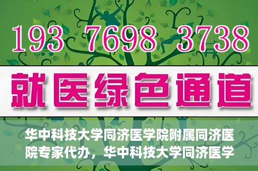 华中科技大学同济医学院附属同济医院专家代办，华中科技大学同济医学院同济医院专家代办服务解析