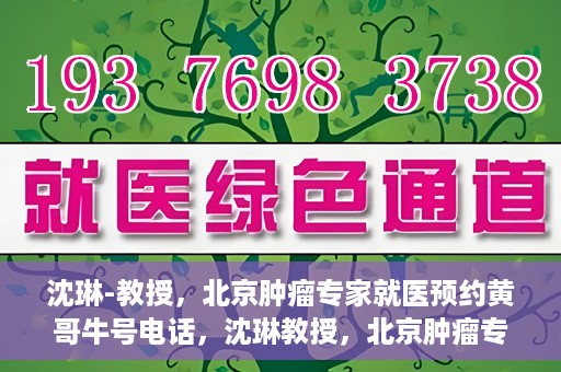 沈琳-教授，北京肿瘤专家就医预约黄哥牛号电话，沈琳教授，北京肿瘤专家预约热线，黄哥牛号电话直达就医通道