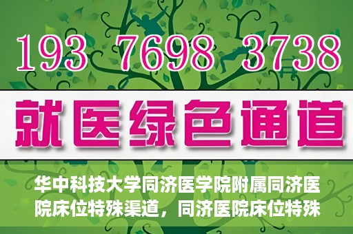 华中科技大学同济医学院附属同济医院床位特殊渠道，同济医院床位特殊渠道揭秘，华中科技大学同济医学院的权威医疗资源分配之道