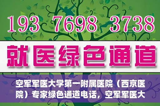空军军医大学第一附属医院（西京医院）专家绿色通道电话，空军军医大学第一附属医院（西京医院）专家绿色通道联系电话揭秘
