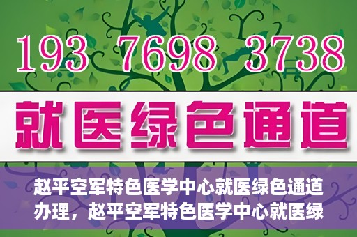 赵平空军特色医学中心就医绿色通道办理，赵平空军特色医学中心就医绿色通道办理详解
