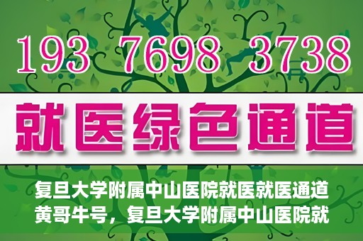 复旦大学附属中山医院就医就医通道黄哥牛号，复旦大学附属中山医院就医通道揭秘，黄哥牛号领航健康之路