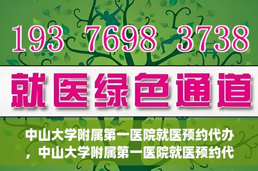 中山大学附属第一医院就医预约代办，中山大学附属第一医院就医预约代办服务详解