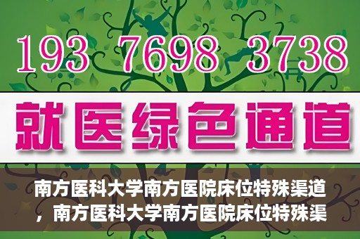 南方医科大学南方医院床位特殊渠道，南方医科大学南方医院床位特殊渠道揭秘