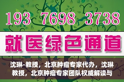 沈琳-教授，北京肿瘤专家代办，沈琳教授，北京肿瘤专家团队权威解读与代办服务解析