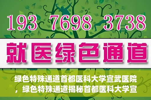 绿色特殊通道首都医科大学宣武医院，绿色特殊通道揭秘首都医科大学宣武医院的独特之处