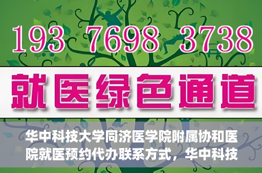 华中科技大学同济医学院附属协和医院就医预约代办联系方式，华中科技大学同济医学院附属协和医院就医预约代办服务联系方式解析