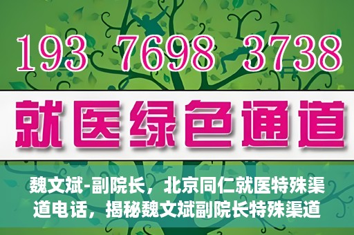 魏文斌-副院长，北京同仁就医特殊渠道电话，揭秘魏文斌副院长特殊渠道电话背后的北京同仁就医故事