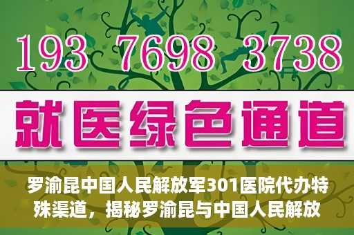 罗渝昆中国人民解放军301医院代办特殊渠道，揭秘罗渝昆与中国人民解放军301医院特殊渠道代办内幕