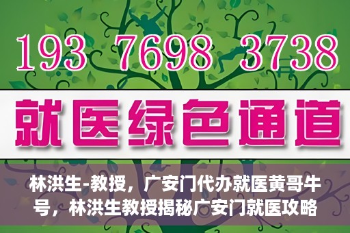 林洪生-教授，广安门代办就医黄哥牛号，林洪生教授揭秘广安门就医攻略，黄哥牛号助您便捷挂号就医