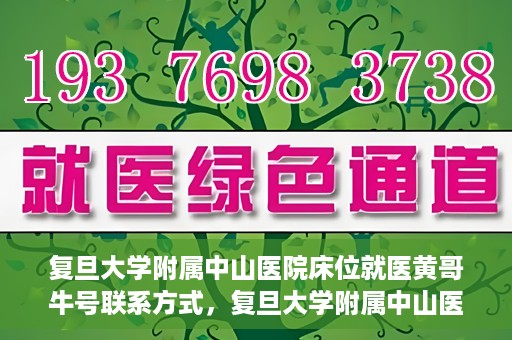 复旦大学附属中山医院床位就医黄哥牛号联系方式，复旦大学附属中山医院床位就医攻略，黄哥牛号联系方式揭秘