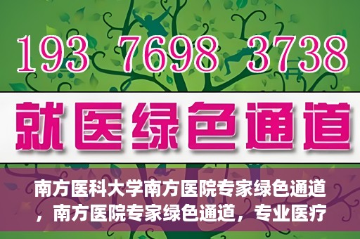 南方医科大学南方医院专家绿色通道，南方医院专家绿色通道，专业医疗服务的快捷通道