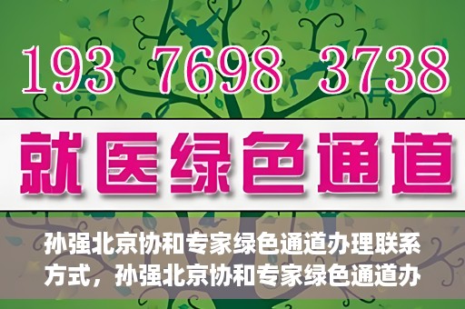 孙强北京协和专家绿色通道办理联系方式，孙强北京协和专家绿色通道办理指南，一键联系，轻松就医！