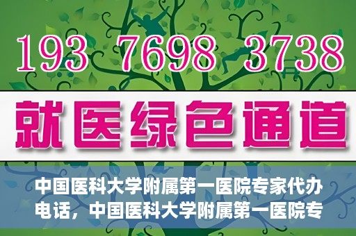 中国医科大学附属第一医院专家代办电话，中国医科大学附属第一医院专家电话代办服务详解