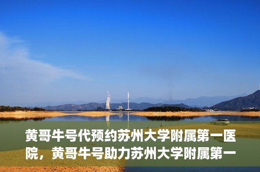 黄哥牛号代预约苏州大学附属第一医院，黄哥牛号助力苏州大学附属第一医院预约服务启动