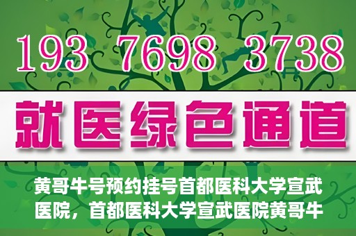 黄哥牛号预约挂号首都医科大学宣武医院，首都医科大学宣武医院黄哥牛号预约挂号指南