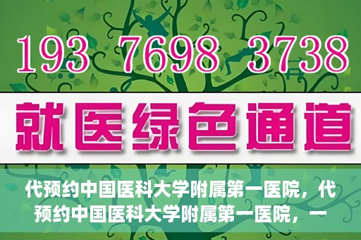 代预约中国医科大学附属第一医院，代预约中国医科大学附属第一医院，一站式医疗预约服务体验