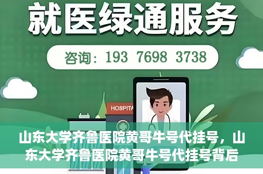 山东大学齐鲁医院黄哥牛号代挂号，山东大学齐鲁医院黄哥牛号代挂号背后的故事与探索