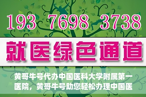 黄哥牛号代办中国医科大学附属第一医院，黄哥牛号助您轻松办理中国医科大学附属第一医院事务。