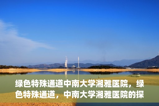 绿色特殊通道中南大学湘雅医院，绿色特殊通道，中南大学湘雅医院的探索与实践