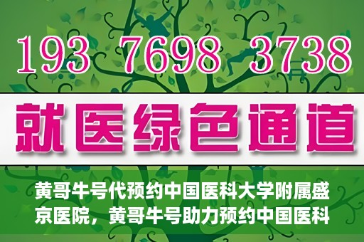 黄哥牛号代预约中国医科大学附属盛京医院，黄哥牛号助力预约中国医科大学附属盛京医院专业服务
