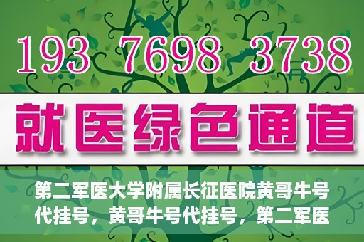 第二军医大学附属长征医院黄哥牛号代挂号，黄哥牛号代挂号，第二军医大学附属长征医院的便捷就医之路
