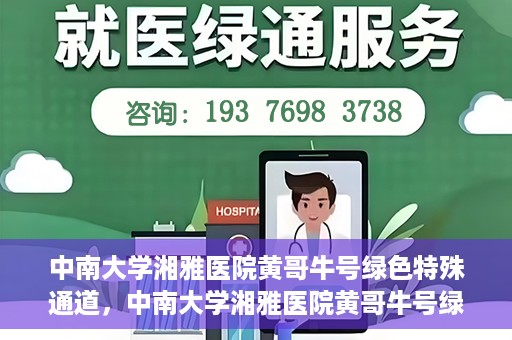 中南大学湘雅医院黄哥牛号绿色特殊通道，中南大学湘雅医院黄哥牛号绿色特殊通道，医疗服务的创新实践与人文关怀的体现