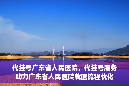 代挂号广东省人民医院，代挂号服务助力广东省人民医院就医流程优化