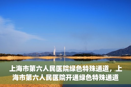 上海市第六人民医院绿色特殊通道，上海市第六人民医院开通绿色特殊通道，助力患者快速就医