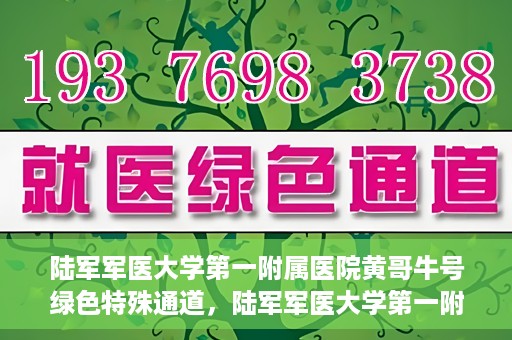 陆军军医大学第一附属医院黄哥牛号绿色特殊通道，陆军军医大学第一附属医院黄哥牛号，绿色特殊通道开启健康之门