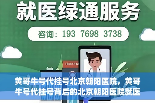 黄哥牛号代挂号北京朝阳医院，黄哥牛号代挂号背后的北京朝阳医院就医现象观察
