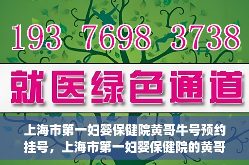 上海市第一妇婴保健院黄哥牛号预约挂号，上海市第一妇婴保健院的黄哥牛号预约挂号指南