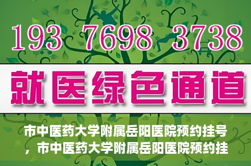 市中医药大学附属岳阳医院预约挂号，市中医药大学附属岳阳医院预约挂号攻略，便捷就医从这里开始