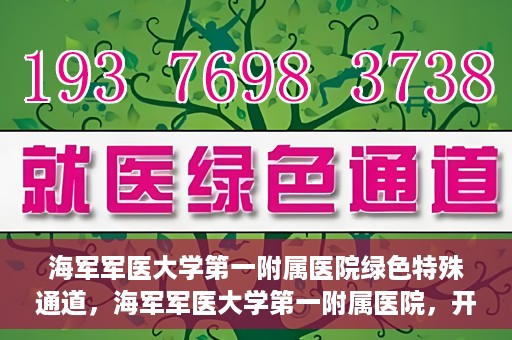 海军军医大学第一附属医院绿色特殊通道，海军军医大学第一附属医院，开启绿色特殊通道，守护生命健康之路